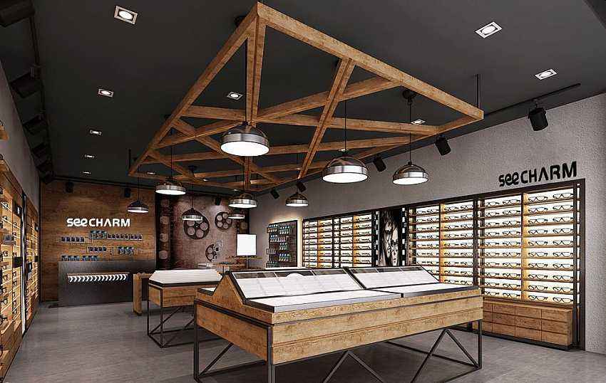 眼镜店照片，正真视光学院